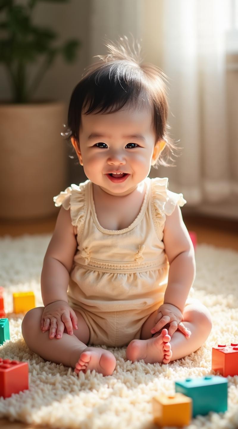 天真无邪的萌娃